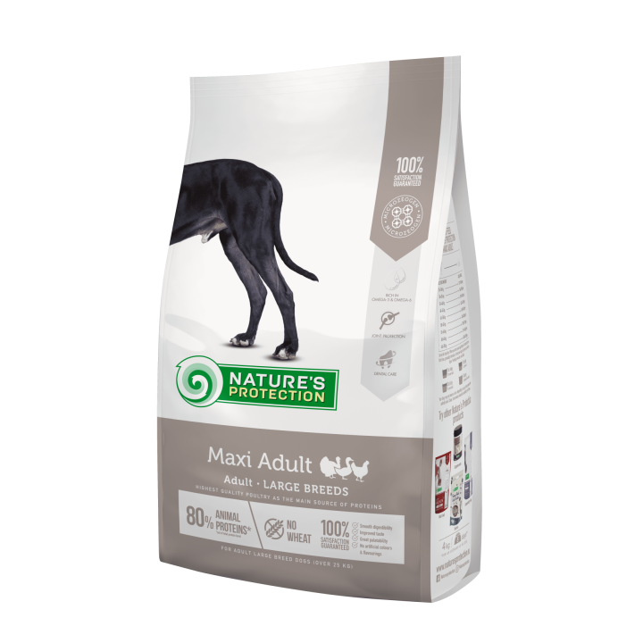 Сухой корм для взрослых собак крупных пород Maxi Adult Large Breeds 4кг