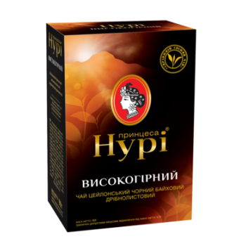 Чай чорний "Принцеса Нурі" Високогірний 180 г Чай чорний "Принцеса Нурі" Високогірний 180 г