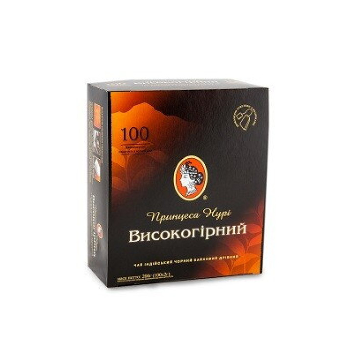 Чай чорний "Принцеса Нурі" Високогірний 100х2 г