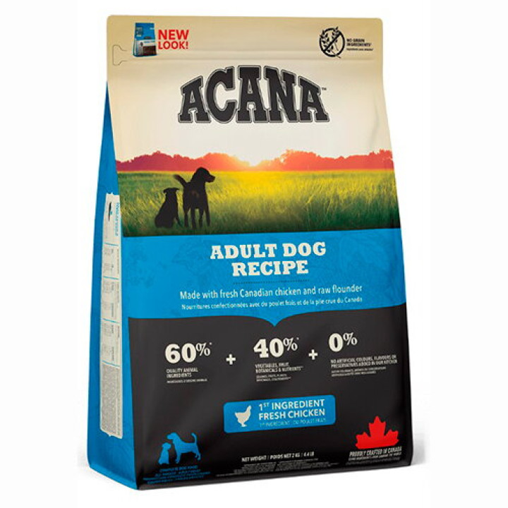 Acana Adult Dog Recipe - Акана для собак усіх порід і віку 2 кг (a52520 )