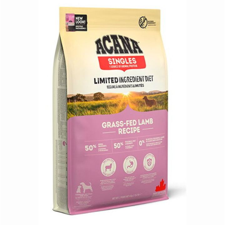 Acana Grass-Fed Lamb - корм Акана с ягненком и яблоками для собак 11,4 кг (a57012)