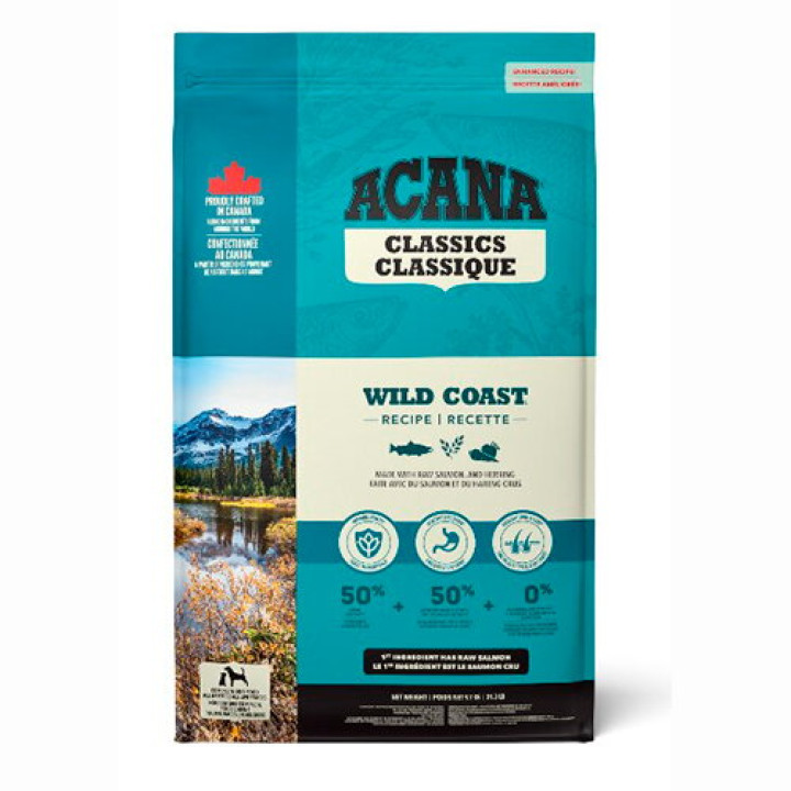 Acana Wild Coast Dog - корм Акана з рибою для собак усіх порід 6 кг (a56260)