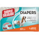 Simple Solution Disposable Diapers Large - гігієнічні підгузки для тварин Сімпл Солюшн 12 шт (ss10585)