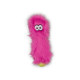 Іграшка пищалка для собак West Paw Custer Hot Pink пухнаста рожева 26см