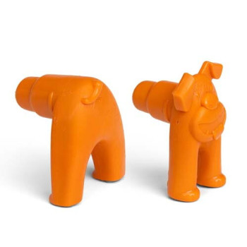Игрушка для собак West Paw Toppl Stopper Tangerine оранжевая