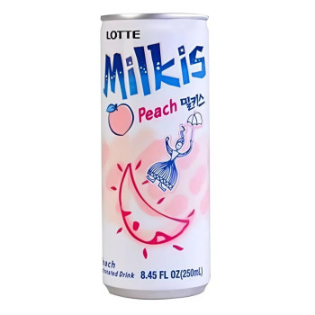 Напій газований Lotte Milkis Персик 250 мл