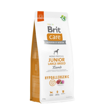 Brit Care Hypoallergenic Junior Large Breed - корм Брит гипоаллергенный для молодых собак крупных пород с ягненком 12 кг