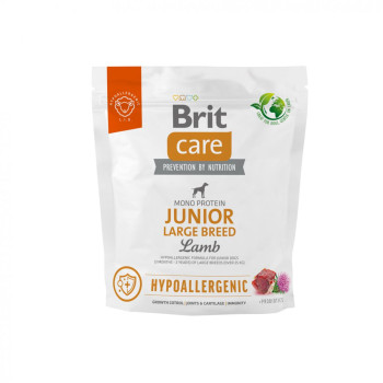 Brit Care Hypoallergenic Junior Large Breed - корм Брит гипоаллергенный для молодых собак крупных пород с ягненком 1 кг
