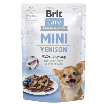 Brit Care Mini Pouch - консервы Брит из филе дичи в соусе для собак мелких пород 85 г (100915/100220/4456)