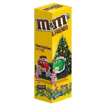 Набор подарочный M&M's & Friends Маленькая Башня, 98.5 г (4823053701047)