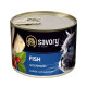 Savory Cat Can Adult Fish - консерви Сейворі для вибагливих котів з рибою 200 г (30648)