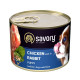 Savory Dog All Breeds Puppy - консервы Сейвори для щенков всех пород с кроликом и курицей 200 г (30570)