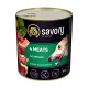 Savory Dog Gourmand - консервы Сейвори для собак всех пород с четырьмя видами мяса 800 г (30402)