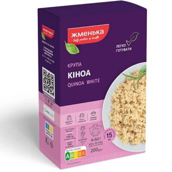 Кіноа Жменька біла к/у 4х50г Кіноа Жменька біла к/у 4х50г