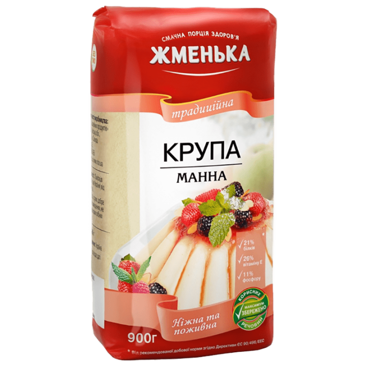 Крупа Жменька манна 900 г
