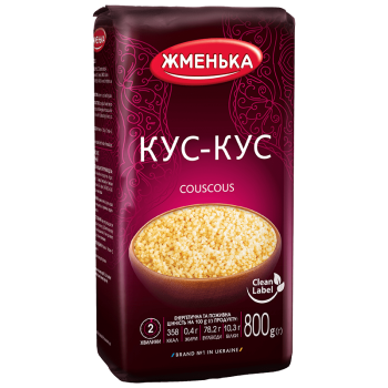 Кус-кус Жменька пшеничний Преміум м/у 800г Кус-кус Жменька пшеничний Преміум м/у 800г