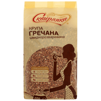 Крупа Сквирянка гречана ядриця швидкорозварювана (перший гатунок) фас. 1кг