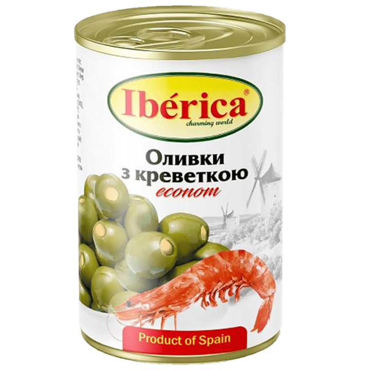 Оливки Iberica econ з креветками 280 г