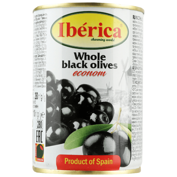Маслини Iberica econom з кісточкою 280г