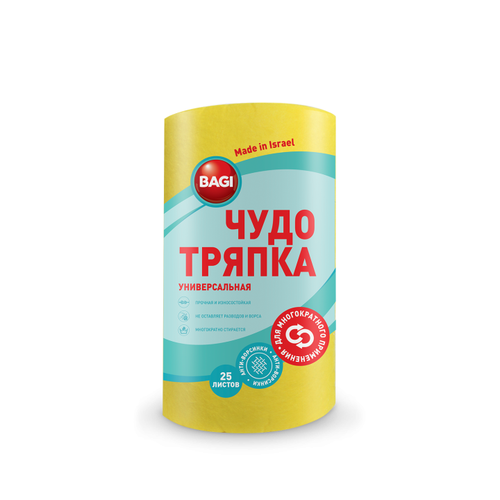 Чудо Ганчірка Bagi Універсальна 25 листів (7290012513015)