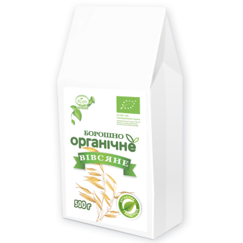 Борошно Козуб Продукт вівсяне ОРГАНІЧНЕ в пакеті 500 г Борошно Козуб Продукт вівсяне ОРГАНІЧНЕ в пакеті 500 г