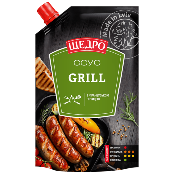 Соус Щедро Grill д/п 0,2кг Соус Щедро Grill д/п 0,2кг