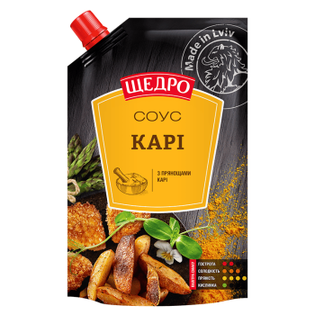 Соус Щедро Карі д/п 0,18л Соус Щедро Карі д/п 0,18л