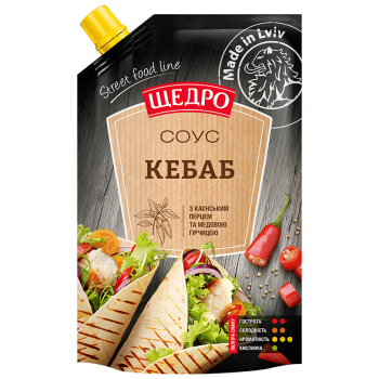 Соус Щедро Кебаб д/п 0,18л Соус Щедро Кебаб д/п 0,18л