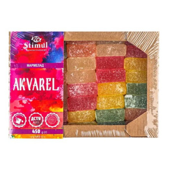 Мармелад Стимул Akvarel 0,45кг Мармелад Стимул Akvarel 0,45кг