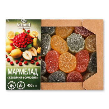 Мармелад Стимул Желейний формовий 0.45кг Мармелад Стимул Желейний формовий 0.45кг