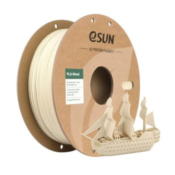 Филамент eSun PLA-Wood, березовый, 1кг/рулон, с бумажной втулкой, 1,75мм