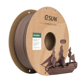 Филамент eSun PLA-Wood, ореховый, 1кг/рулон, с бумажной втулкой, 1,75мм