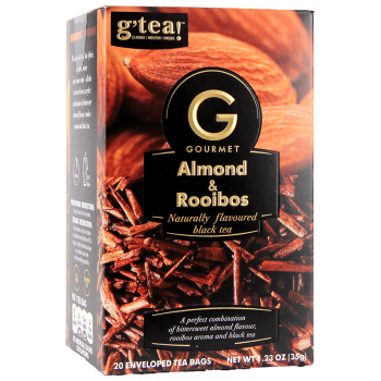 Чай g’tea! Gourmet Almond & African Rooibos 20 пак Чай g’tea! Gourmet Almond & African Rooibos 20 пак
