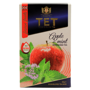 Чай ТЕТ зелений Apple&Mint 20 пак Чай ТЕТ зелений Apple&Mint 20 пак