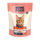 Сухий корм HOME FOOD для активних дорослих котів Курочка та креветка For active, 400 г