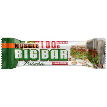 Батончик Power Pro протеїновий 30% білка, без цукру, Muscle Big Bar фісташка, 100 г