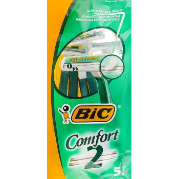 Станок одноразовый BIC 2 Comfort 5 шт. (3086127500163) Станок одноразовый BIC 2 Comfort 5 шт. (3086127500163)