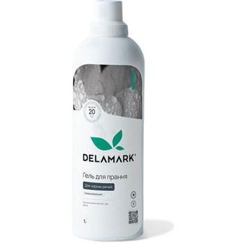 Жидкое концентрированное бесфосфатное средство для стирки DeLaMark Black 1 л