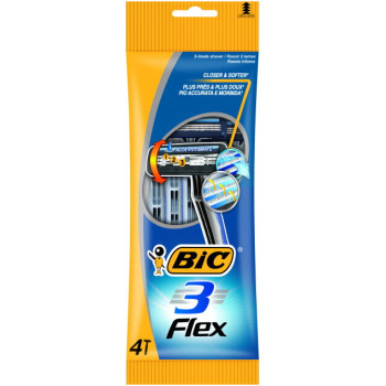 Станок одноразовий BIC Flex 3 4 шт. (3086123242524)