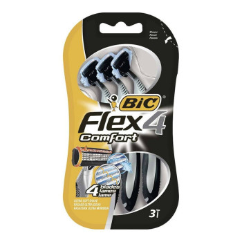 Станок одноразовий BIC Flex 4 Comfort 3 шт. (3086123220614)