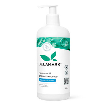 Жидкое средство для мытья посуды DeLaMark с ароматом голубики 0,5 л