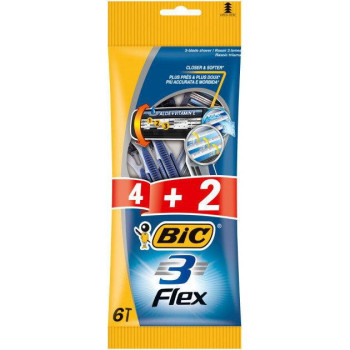 Станок одноразовый BIC Flex 3 4+2 шт. (3086123242500) Станок одноразовый BIC Flex 3 4+2 шт. (3086123242500)