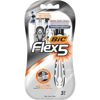 Станок одноразовий BIC Flex 5 3 шт. (3086123492868)