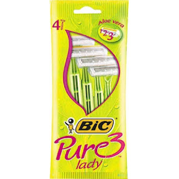 Станок одноразовий BIC Pure 3 Lady 4 шт. (3086126726984)