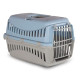 Переноска Bergamo Gipsy 1 small Light Blue, пластиковая дверца, 46x31x32h см