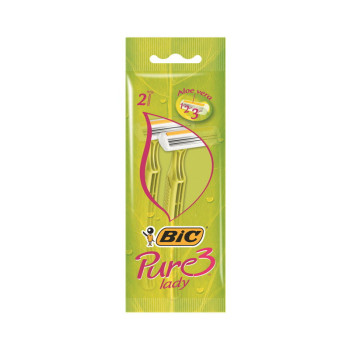 Станок одноразовый BIC Pure 3 Lady 2 шт. (3086123221642) Станок одноразовый BIC Pure 3 Lady 2 шт. (3086123221642)