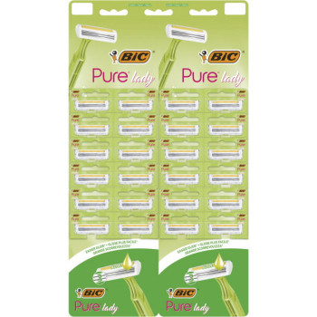 Станок одноразовый BIC Pure 3 Lady 24 шт. (3086126727417) Станок одноразовый BIC Pure 3 Lady 24 шт. (3086126727417)