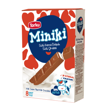 Шоколад Torku Miniki молочный с молочной начинкой 8 шт, 72 г (8690120518930) Шоколад Torku Miniki молочный с молочной начинкой 8 шт, 72 г (8690120518930)