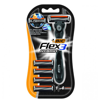 Станок BIC Flex 3 Hybrid cо сменными картриджами 1 шт. (3086123273504)