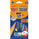 Карандаши цветные BIC Kids Evolution Stripes 12 шт. (3086123499102)